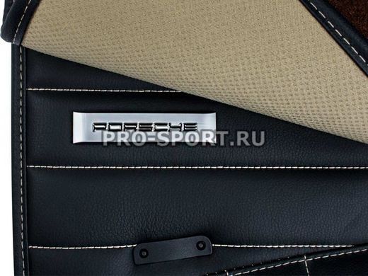 Коврики 3D VIP класса на липучках Porsche Canyenne 2010~2013 г.в.