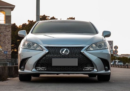 Передний бампер Lexus ES 2006-2012 г.в. в стиле 2018 F-sport, Lexus, Передний бампер, Требуется, Полипропилен, ES, Новое, На штатные места, ES (V4) 2006-2012