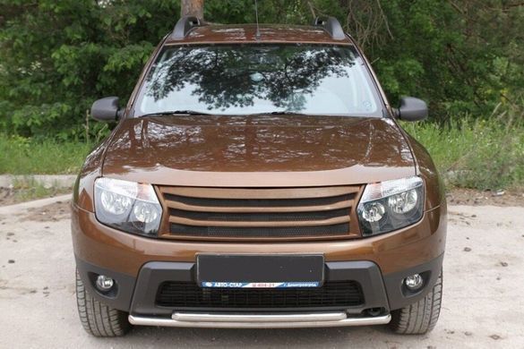 Решітка радіатора з сіткою металік Renault Duster 2010-2017 р.в.