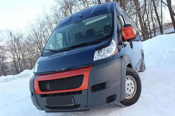 Реснички на фары Peugeot Boxer 2006-2014 г.в. ABS пластик