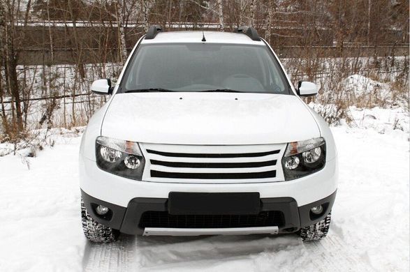 Решітка радіатора з сіткою металік Renault Duster 2010-2017 р.в.