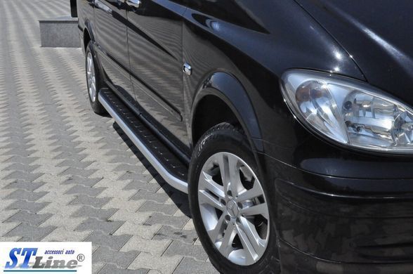 Боковые пороги площадка "Fullmond" Mercedes Viano 2004+ г.в.