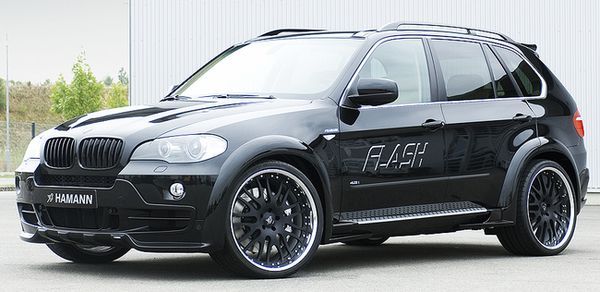 Накладки расширители арок для BMW X5 E70 2007-2013 г.в. в стиле Hamann Flash, Серый грунт (под покраску), BMW, Расширители арок, Требуется, Стеклопластик, X5, Новое, На штатные места, X5 (E70) 2007-2012