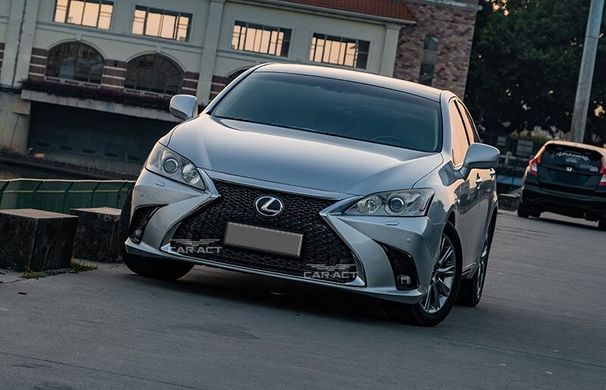 Передний бампер Lexus ES 2006-2012 г.в. в стиле 2018 F-sport, Lexus, Передний бампер, Требуется, Полипропилен, ES, Новое, На штатные места, ES (V4) 2006-2012