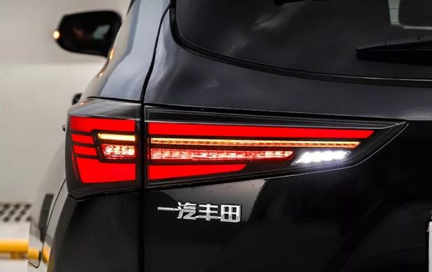 Задні лед ліхтарі Toyota Highlander 2020 р.в. Тойота Хайлендер, Зовнішній тюнінг, Toyota, Альтернативная оптика, Highlander, Новое, На штатные места, Highlander 2020-