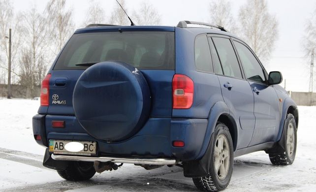 Защита заднего бампера из нержавеющей стали Toyota Rav4 2000-2005 г.в.