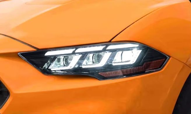 Передні лед фари для Ford Mustang 2015-2022 р.в. Форд Мустанг, Ford, Альтернативная оптика, Mustang, Новое, На штатные места