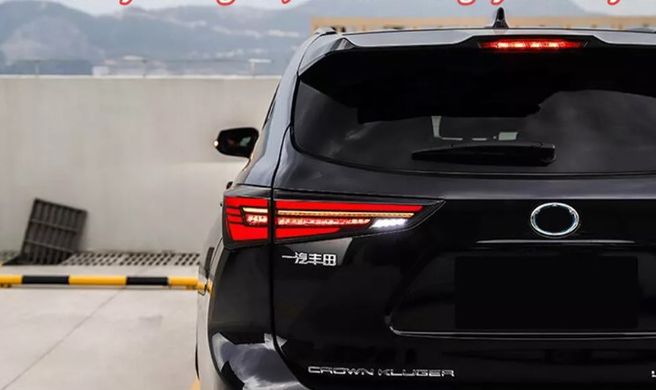 Задні лед ліхтарі Toyota Highlander 2020 р.в. Тойота Хайлендер, Зовнішній тюнінг, Toyota, Альтернативная оптика, Highlander, Новое, На штатные места, Highlander 2020-