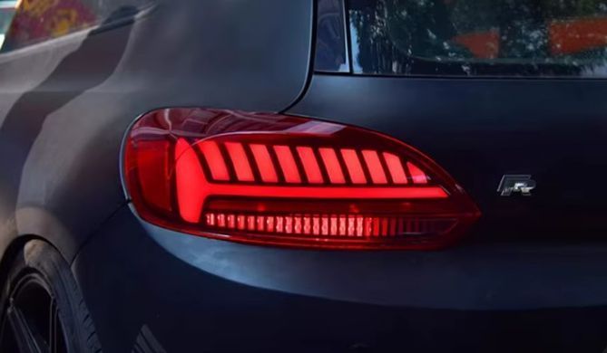 Задние тюнинг лед фонари Volkswagen Scirocco 2009-2016 г.в. Волксваген Скирокко, Volkswagen, Альтернативная оптика, Scirocco, Новое, На штатные места