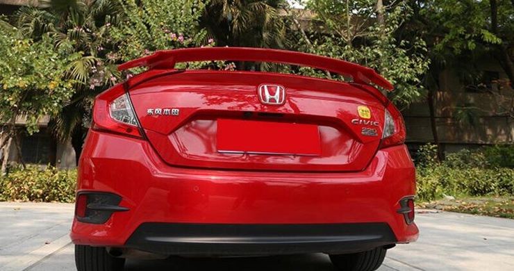 Спойлер багажника Honda Civic седан 2016+ г.в.