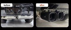 Насадки на глушитель для Land Rover Defender 2020+ г.в. Дефендер, Черный