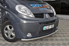 Защита переднего бампер (губа) 60мм Opel Vivaro