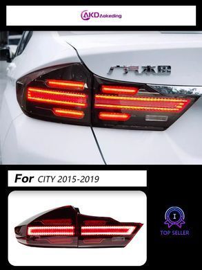 Задние лед фонари Honda CITY 2015-2019 г.в. Хонда Сити, Honda, City, Новое, На штатные места