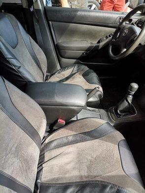 Подлокотник Toyota Avensis 2003-2008 г.в. Тойота Авенсис, Черный, Toyota, Avensis, Новое, На штатные места, AVENSIS (T25_) 2003-2008