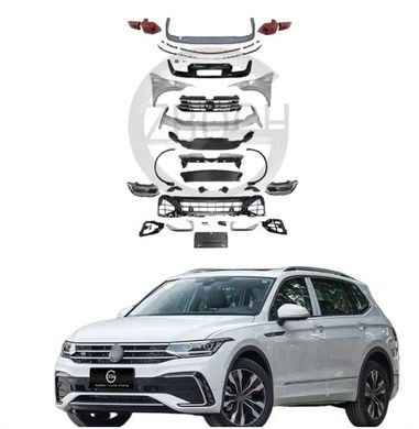 Рестайлинг комплект для Volkswagen Tiguan 2017-2021 г.в. в стиль 2022, Серый грунт (под покраску), Внешний Тюнинг, Volkswagen, Комплект обвеса, Требуется, Tiguan, Новое, На штатные места, Tiguan 2017-