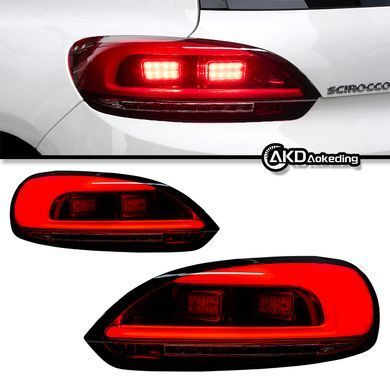 Задні тюнінг лед фонарі Volkswagen Scirocco 2009-2016 р.в. Волксваген Скірокко, Volkswagen, Альтернативная оптика, Scirocco, Новое, На штатные места