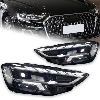 Передние матрикс лед фары Audi A8 D5 2018-2024 г.в. Ауди А8 Д5, Audi, Альтернативная оптика, A8