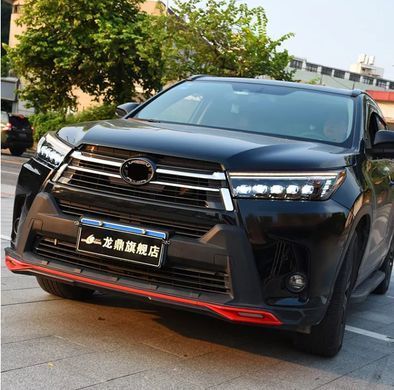 Тюнінг лід фари Toyota Highlander 2017-2019 р.в. рестайлінг, Зовнішній тюнінг, Toyota, Альтернативная оптика, Highlander, Новое, На штатные места, HIGHLANDER 2014-