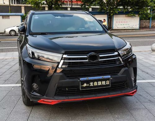 Тюнінг лід фари Toyota Highlander 2017-2019 р.в. рестайлінг, Зовнішній тюнінг, Toyota, Альтернативная оптика, Highlander, Новое, На штатные места, HIGHLANDER 2014-