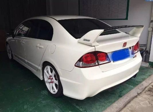 Спойлер багажника 3-х составной Honda Civic седан 2006-2011 г.в. стиль Mugen, Серый грунт (под покраску), Honda, Спойлер, Требуется, ABS-пластик, Civic, Новое, На штатные места, CIVIC VIII Sedan (FD, FA) 2005-