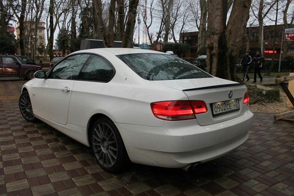 Спойлер багажника ( сабля, лип спойлер, утиный хвостик ) BMW 3-серии E92 купе 2006-2013 г.в., Серый грунт (под покраску), BMW, Спойлер, Требуется, Стекловолокно, 3-Series, Новое, 3 Coupe (E92) 2006-