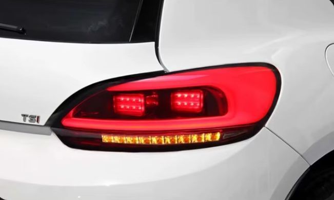 Задні тюнінг лед фонарі Volkswagen Scirocco 2009-2016 р.в. Волксваген Скірокко, Volkswagen, Альтернативная оптика, Scirocco, Новое, На штатные места