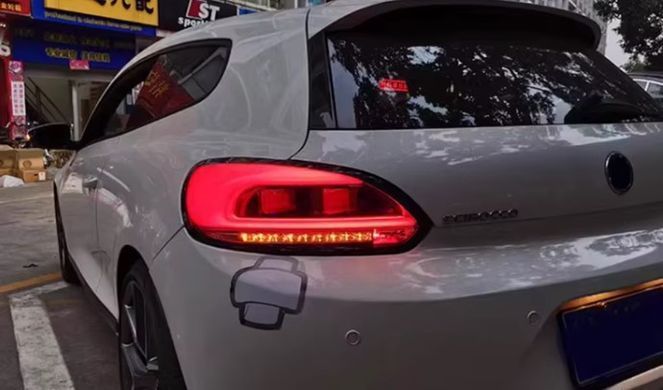 Задні тюнінг лед фонарі Volkswagen Scirocco 2009-2016 р.в. Волксваген Скірокко, Volkswagen, Альтернативная оптика, Scirocco, Новое, На штатные места
