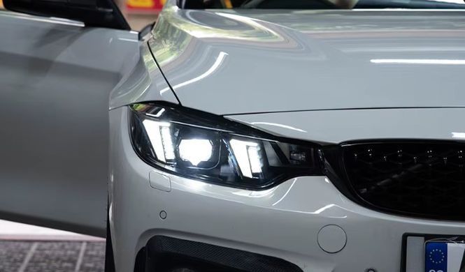 Передние тюнинг лед фары для BMW 4 серии F32 2013-2018 г.в. F36 F80 F33 F82 M4, BMW, Альтернативная оптика, Новое, На штатные места, 4 Coupe (F32, F82) 2013-