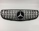 Решітка радіатора Mercedes GLC/GLC coupe X253/C253 2015-2018 р.в. у стилі GT PANAMERICANA , Черный, Зовнішній тюнінг, Mercedes, Решетка радиатора, Не требуется, ABS-пластик, GLE, Новое, На штатные места, GLE-Klass
