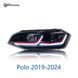 Передние лед фары Volkswagen Polo 2017-2020 г.в., Оптика, Volkswagen, Альтернативная оптика, Polo, Новое, На штатные места