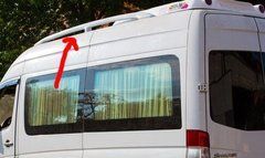 Продольные рейлинги под покраску Mercedes Sprinter W906 2006+ г.в.
