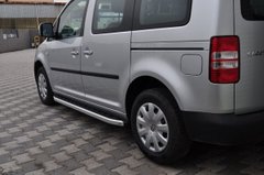 Боковые пороги (площадка) Volkswagen Caddy 2004-2010 г.в.