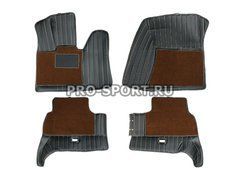 Коврики 3D VIP класса из экокожи на липучках BMW X5 E70 2006-2013 г.в.