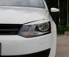 Реснички на фары Volkswagen Polo 2009-2015 г.в.