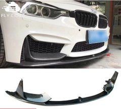 Накладка на передний бампер сплиттер BMW 3 серии F30 2013-2018 г.в. под бампер серии M3, Черный, Внешний Тюнинг, BMW, Накладка на передний бампер, Не требуется, ABS-пластик, 3-Series, Новое, На штатные места, 3 (F30, F35, F80) 2011-