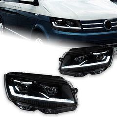 Передние лед фары для Volkswagen T5 рестайлинг 2010-2015 г.в. Волксваген Т5, Volkswagen, Альтернативная оптика, Transporter, Новое, На штатные места, TRANSPORTER T5 2003-