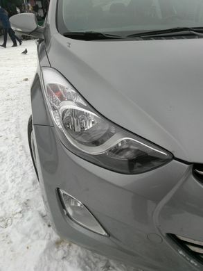 Реснички на фары Hyundai Elantra 2011+ г.в. Елантра