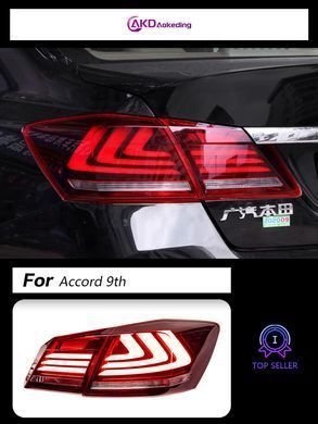 Задні лед фонарі Honda Honda Accord 2013-2017 р.в. Хонда Акорд, Honda, Альтернативная оптика, Accord, Новое, На штатные места, ACCORD 2012-2016