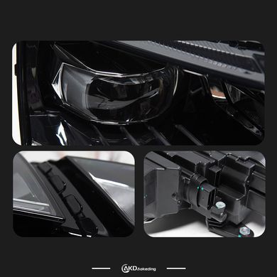 Передние лед фары для Skoda Octavia A7 2017-2019 г.в. Шкода Октавиа, Черный, Skoda, Альтернативная оптика, Octavia, Новое, На штатные места, OCTAVIA (5E3) 2012-