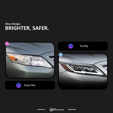Передние лед фары для Toyota Camry 45 2009-2012 г.в. Камри, Внешний Тюнинг, Toyota, Альтернативная оптика, Camry, Новое, На штатные места, CAMRY (V40) 2006-2011