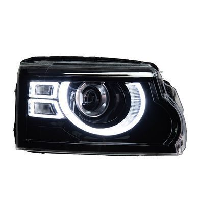 Передние лед фары для Land Rover Discovery 4 2010-2018 г.в. Дискавери 4, Черный