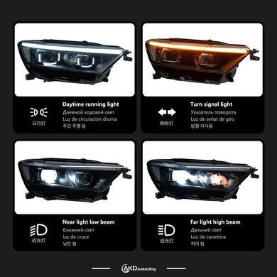 Передні тюнинг лед фари для Volkswagen T-ROC 2018-2024 р.в. Волксваген Т-РОК, Volkswagen, Новое, На штатные места