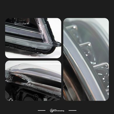 Передние тюнинг лед фары Honda Accord 2008-2013 г.в. Хонда Акорд
