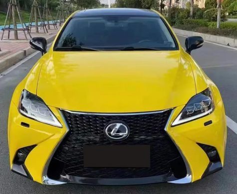 Тюнінг бампер Lexus IS 250 2006-2012 р.в.  Лексус ІС стиль GS, Серый грунт (под покраску), Зовнішній тюнінг, Lexus, Накладка на передний бампер, Требуется, Полипропилен, IS, Новое, На штатные места, IS II (GSE2_, ALE2_, USE2_) 2005-