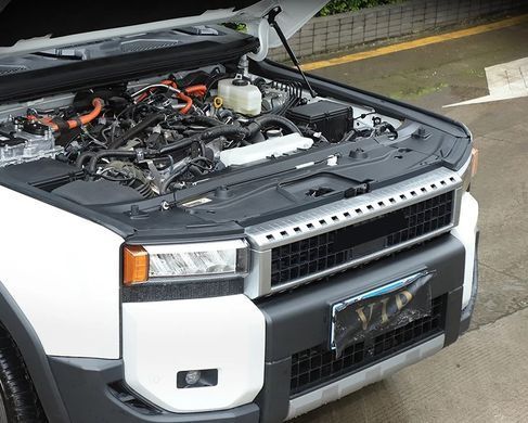 Пластикові накладки для обшивки підкапотного простору для Toyota Prado 250 2024 р.в., Черный, Toyota, Декоративные накладки, Не требуется, Полипропилен, Prado, Новое, На штатные места