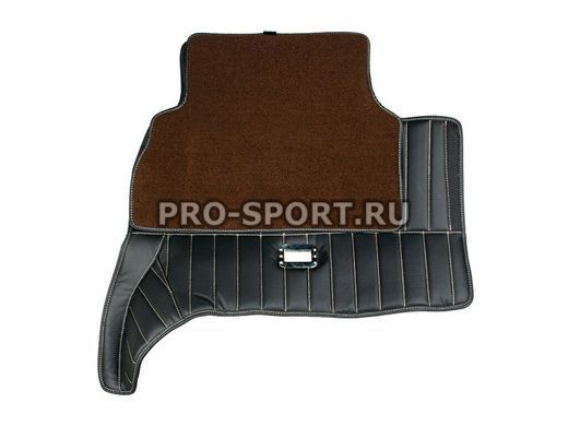 Коврики 3D VIP класса из экокожи на липучках BMW X5 E70 2006-2013 г.в.
