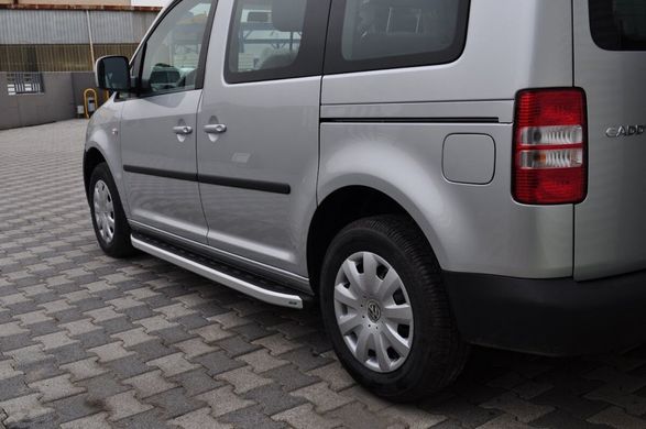 Боковые пороги (площадка) Volkswagen Caddy 2004-2010 г.в.