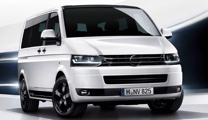 Передние лед фары для Volkswagen T5 рестайлинг 2010-2015 г.в. Волксваген Т5, Volkswagen, Альтернативная оптика, Transporter, Новое, На штатные места, TRANSPORTER T5 2003-