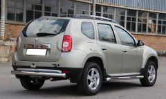 Защита заднего бампера (труба) Renault Duster Дастер 2010-2017