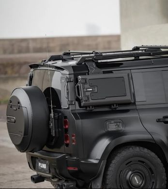 Комплект боковых багажных ящиков PLUMB из сухого карбона &mdash; для Land Rover Defender 2020+ г.в. Дефендер, Черный